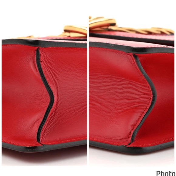 Auth Gucci Calfskin Sylvie Shoulder Bag - Picture 9 of 9